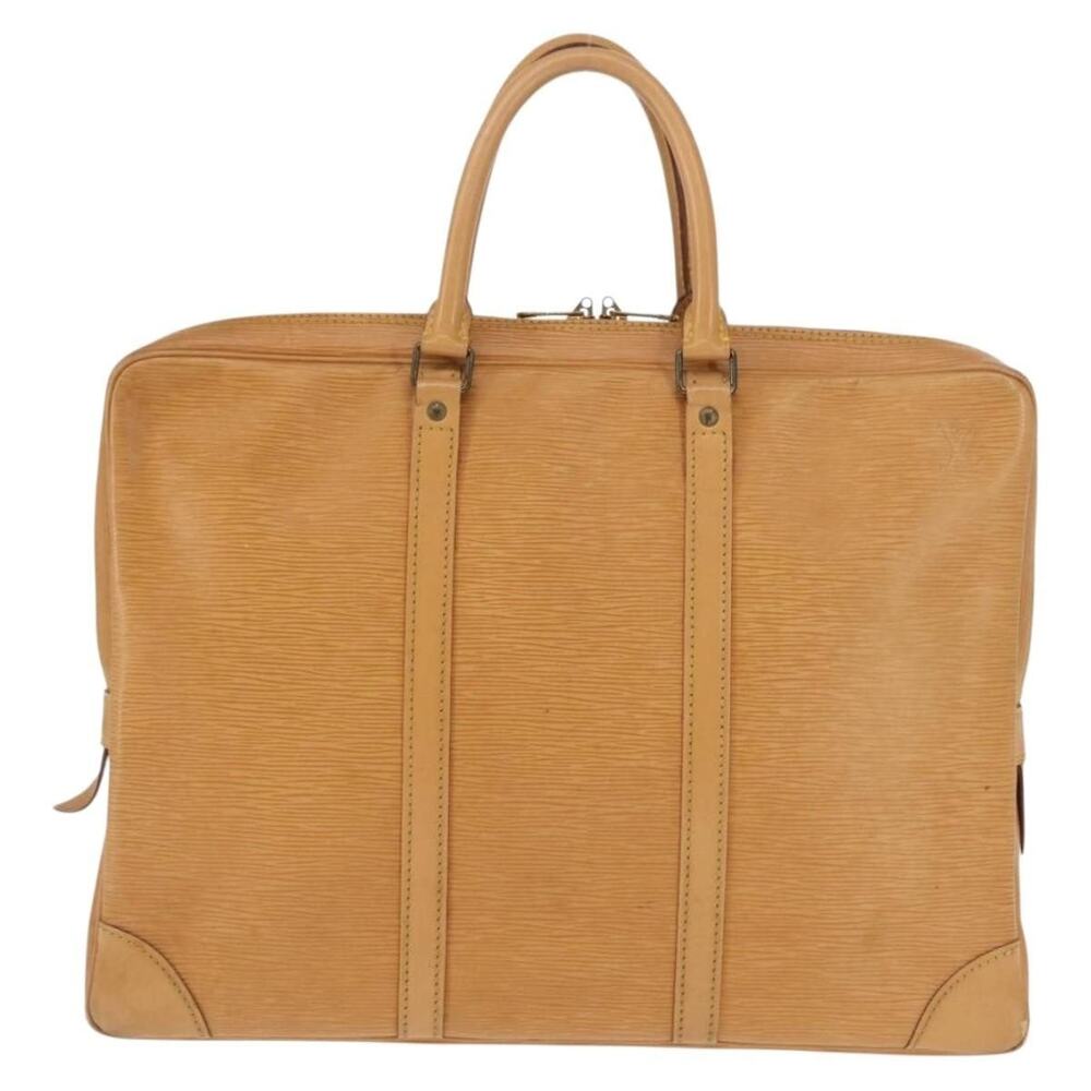 Louis Vuitton Epi Porte Documents Voyage Business Bag Beige